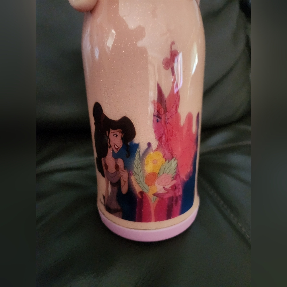 Disney Hercules Megara Water Bottle Hera 18oz Pink